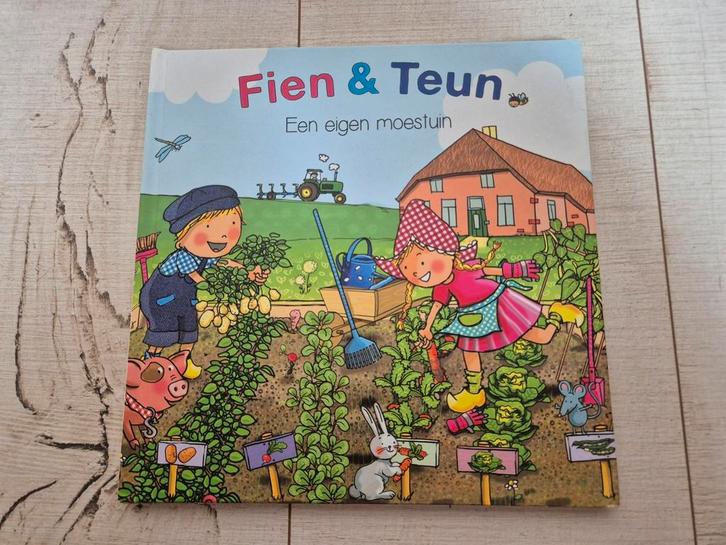 Fien & Teun boek: Een eigen moestuin, ZGAN, Boeken, Kinderboeken | Baby's en Peuters, Zo goed als nieuw, Ophalen