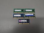 5 stuks DDR3 SODIMM modules, Computers en Software, Gebruikt, 4 GB, Laptop, DDR3