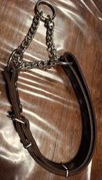 Echt lederen slipketting ZGAN, Dieren en Toebehoren, Hondenhalsbanden en Penningen, Ophalen of Verzenden, Zo goed als nieuw