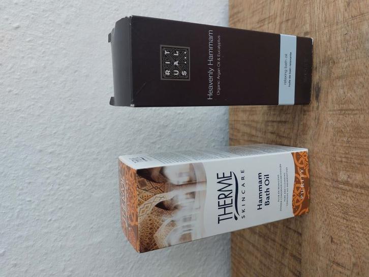 Rituals en Therme Hammam bath oil 100ml per stuk, nieuw, Sieraden, Tassen en Uiterlijk, Uiterlijk | Cosmetica en Make-up, Nieuw