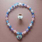 Disney Frozen ketting en ring, Ophalen, Overige figuren, Zo goed als nieuw, Overige typen
