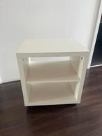 Ikea kast wit op wieltjes met plank in het midden, Huis en Inrichting, Ophalen of Verzenden, 25 tot 50 cm, 50 tot 100 cm, Minder dan 100 cm
