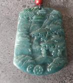 Chinese amulet.  Hanger.  Landschap, Verzenden