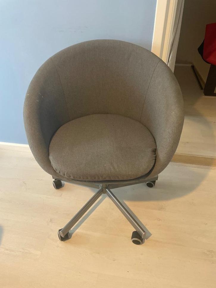 Bureaustoel SKRUVSTA Ikea, Huis en Inrichting, Bureaustoelen, Gebruikt, Bureaustoel, Grijs, Ophalen