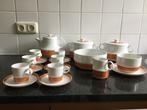 Schönwald Germany servies – 12-delig | oranje streepdecor, Ophalen of Verzenden, Huis en Inrichting