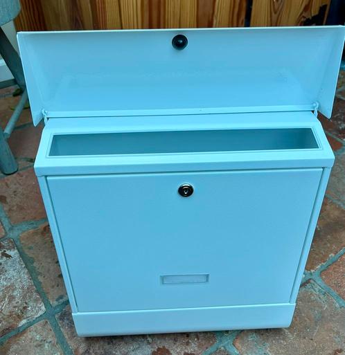 NIEUW Brievenbus | Wandbrievenbus Comfort-Set | Wit, Tuin en Terras, Brievenbussen, Nieuw, Wandbrievenbus, Staal, Ophalen of Verzenden