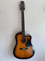 Semi-akoestische gitaar Morgan, Gebruikt, Ophalen, Met (piezo-)element, Western- of Steelstringgitaar