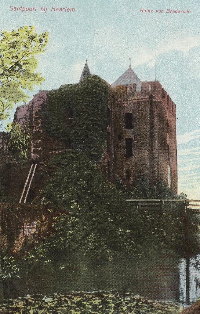 05025 Santpoort - Ruïne van Brederode, Verzenden, 1920 tot 1940, Ongelopen, Noord-Holland