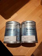2 blikken Drost Devetop Traplak Zijdemat, Doe-het-zelf en Verbouw, Verf, Beits en Lak, Nieuw, Ophalen of Verzenden, Verf, Minder dan 5 liter