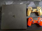 Playstation 4 Slim Console [ PS4 ], 500 GB, Met 2 controllers, Ophalen of Verzenden, Zo goed als nieuw