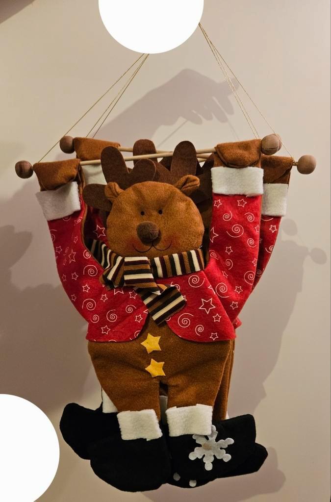3x Leuke hangdecoratie "rendier?" NIEUW!, Diversen, Kerst, Nieuw, Ophalen of Verzenden