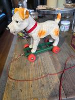 Vintage Fox Terriër Speelgoed op Wielen - Jaren 50/60, Antiek en Kunst, Antiek | Speelgoed, Ophalen of Verzenden