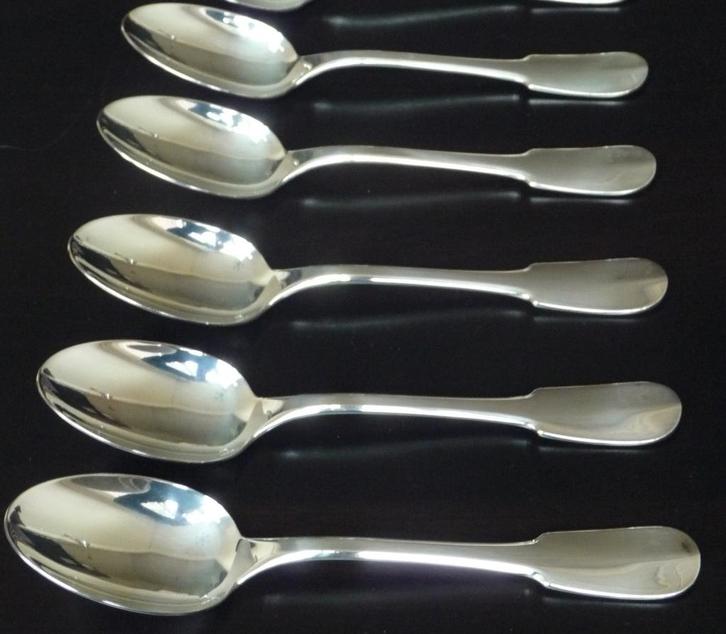 Christofle Cluny dinerlepels/soeplepels (5) nieuw/ongebruikt, Antiek en Kunst, Antiek | Bestek, Ophalen