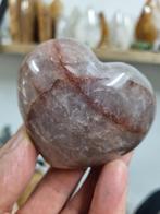 Hart van Hematoide kwarts, bergkristal met hematiet, Ophalen of Verzenden, Mineraal