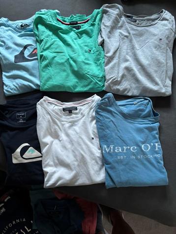 6 t-shirts Marc O’Polo, Tommy Hilfiger en Quiksilver beschikbaar voor biedingen