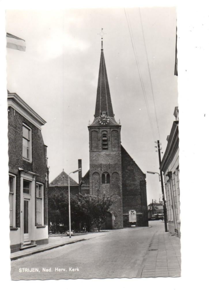Strijen. Ned. Herv. Kerk., Ophalen of Verzenden, 1940 tot 1960, Gelopen, Zuid-Holland
