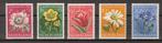 NVPH 583 - 587 ong Zomerzegels 1952 Nederland voor 10% CW, Verzenden, Na 1940, Postfris