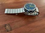 Uniek design Issey Miyake Trapezoid Chrono horloge, Overige merken, Staal, Staal, Polshorloge