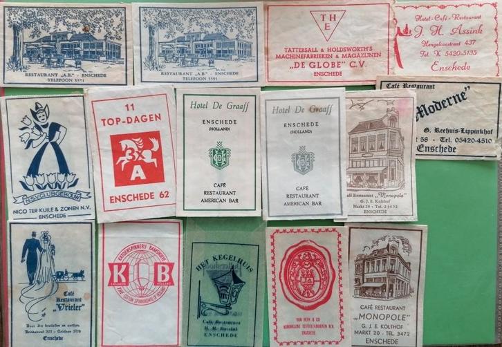 Enschede 43, Verzamelen, Suikerzakjes, Verzenden