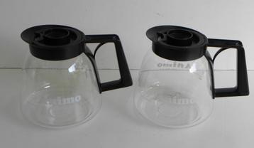 2 Animo glazen koffie kannen  beschikbaar voor biedingen