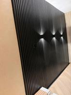Zwarte hout wandpanelen , zie beschrijving, Doe-het-zelf en Verbouw, Hout en Planken, Ophalen, Zo goed als nieuw, Plank, Minder dan 200 cm