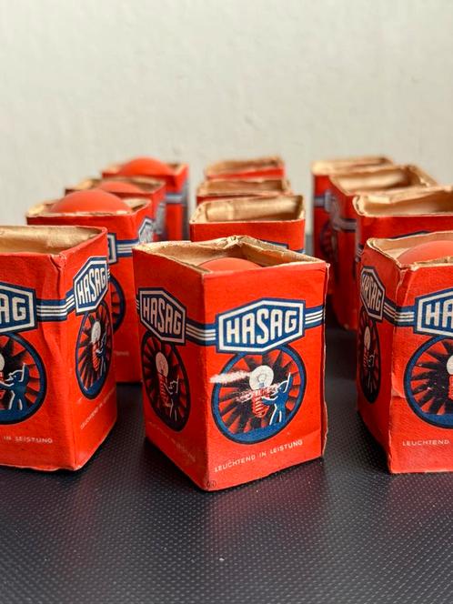 Vintage HASAG lampjes 14V 6W – E14 – originele verpakking, Huis en Inrichting, Lampen | Losse lampen, Nieuw, Gloeilamp, Minder dan 30 watt