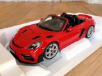 Porsche Boxster 718 Spyder RS rood 1:18 Norev nieuw in doos, Hobby en Vrije tijd, Ophalen of Verzenden, Nieuw, Auto, Norev