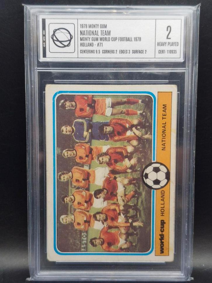 World cup foootball 1978 holland gum met johan cruijff ugs 2, Hobby en Vrije tijd, Stickers en Plaatjes, Zo goed als nieuw, Verzenden