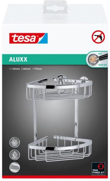 Tesa aluxx doucherek hoek dubbel  - Nieuw in doos beschikbaar voor biedingen