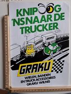 Grote vintage sticker Graku wielen banden truck accessoires, Ophalen of Verzenden, Zo goed als nieuw, Overige typen