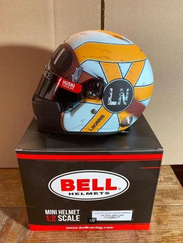 ✅ Lando Norris 1:2 2021 Monaco helmet F1 1/2 McLaren MCL35M  beschikbaar voor biedingen