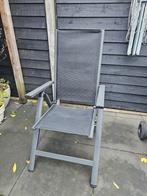 Standen tuinstoelen 5 stuks, Tuin en Terras, Ophalen of Verzenden, Gebruikt, Aluminium