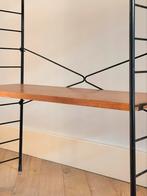 Vintage wandmeubel WHB design modulair teak jaren 50/60, Ophalen, Met plank(en), Gebruikt, 100 tot 150 cm
