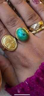 Gouden ring romy boomsma vintage anna nina, Sieraden, Tassen en Uiterlijk, Ringen, Verzenden