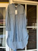 Nieuw blauw/wit Lolly’s Laundry overhemdjurkje, mt L, Kleding | Dames, Maat 42/44 (L), Nieuw, Lolly's Laundry, Onder de knie