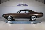 1969 Pontiac GTO "The Judge", Auto's, Oldtimers, Achterwielaandrijving, 6600 cc, Overige carrosserieën, Bruin
