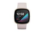 Fitbit Sense | Wit/Goud (Zonder bandjes), Sieraden, Tassen en Uiterlijk, Smartwatches, Hoogte, Gebruikt, Wit, Ophalen of Verzenden