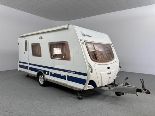 Dethleffs Lowlander 410 EB Mover Zakluifel Fietsendrager, Caravans en Kamperen, Caravans, Bedrijf, Overige, Dethleffs, 2 aparte bedden