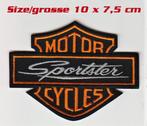 HARLEY DAVIDSON Sportster logo patch 883 1200 Iron custom 48, Motoren, Verzenden, Nieuw