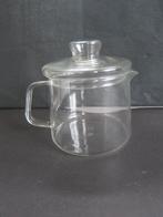 theepot Douwe Egberts glazen grootste maat, in nieuwstaat, Ophalen of Verzenden, Zo goed als nieuw, Overige typen