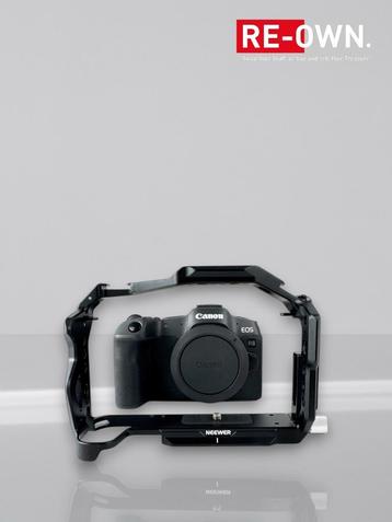 Canon Eos R8 body + Cage (topstaat+weinig clicks + garantie) beschikbaar voor biedingen