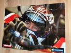 Jos Verstappen Poster Dubbelzijdig Minardi 2003 (nieuwstaat), Rechthoekig Liggend, Ophalen of Verzenden, Zo goed als nieuw, Sport