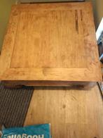Nu ophalen, Indo teak opiumtafel 80x80x35., Ophalen, Gebruikt, 50 tot 100 cm, 50 tot 100 cm