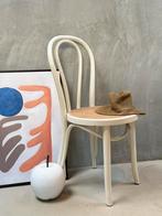 Vintage stoel met webbing zitting, Ophalen, Q, Wit, Zo goed als nieuw