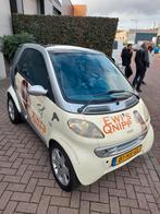 MCC Smart ForTwo AUTOMAAT 2001 leer stoelverwarming panorama, Automaat, Achterwielaandrijving, Zwart, Origineel Nederlands