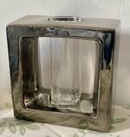 Moderne vaas, Overige kleuren, Ophalen of Verzenden, Minder dan 50 cm, Glas