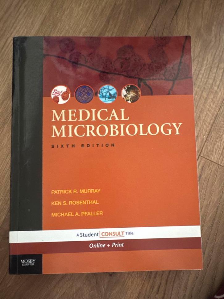 Medical Microbiology - Murray 6th Edition, Boeken, Studieboeken en Cursussen, Zo goed als nieuw, HBO, Beta, Ophalen of Verzenden