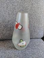 Art Deco Jugendstil Vaasje gezandstraald glas, Antiek en Kunst, Ophalen of Verzenden