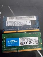 2x 4GB DDR3 Geheugen - Kingston & Crucial, Computers en Software, RAM geheugen, Gebruikt, Server, DDR3, Ophalen of Verzenden