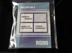 Suzuki RG 80 Handleiding, Motoren, Verzenden, Suzuki